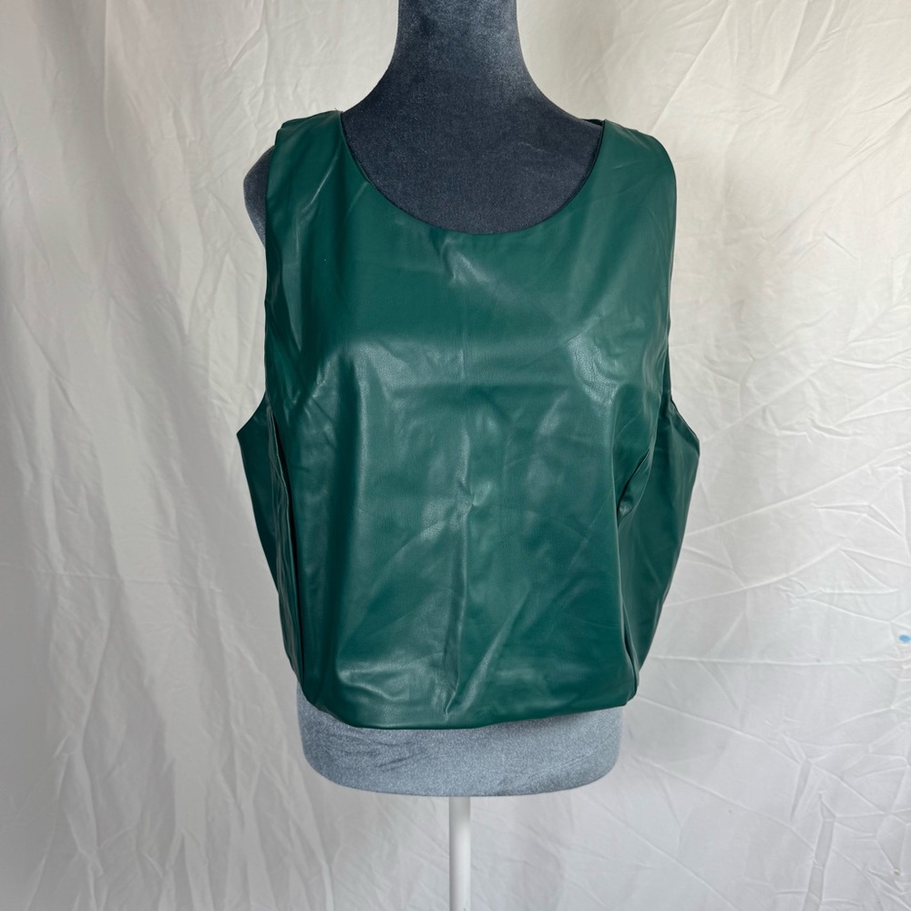 NWT Green Tahari Sport Tank Top, Size 3x